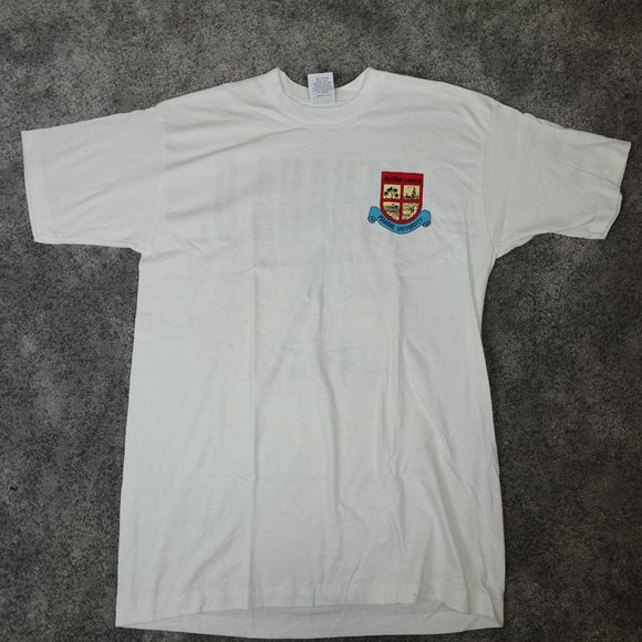 Vintage Senor Lopez Shirt Mens Large L White T Tee Manana U Single Stitch - Picture 4 of 7